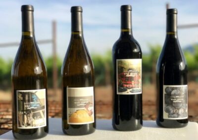 Student produced wines at Yavapai College